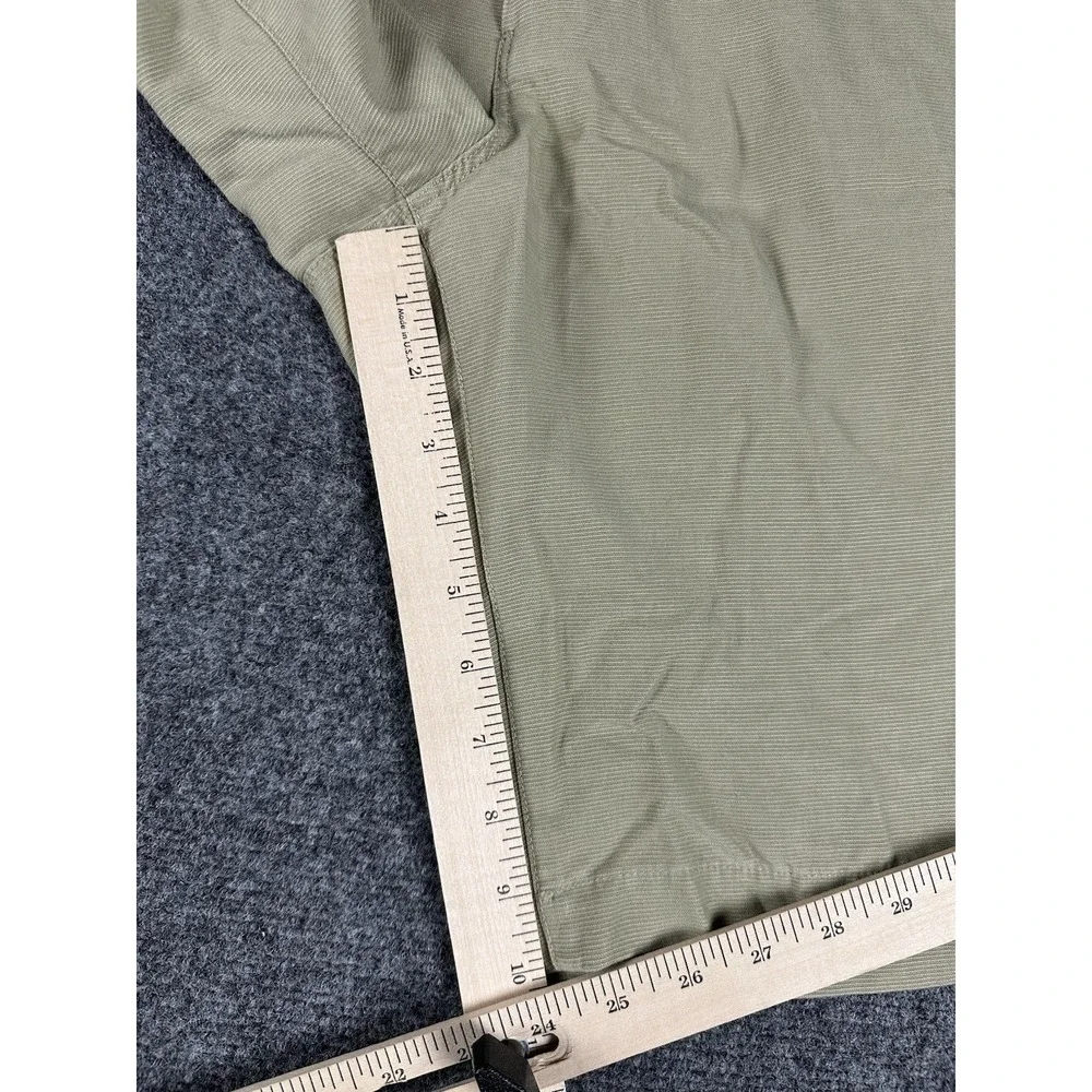 Tommy Bahama Paradise Nation Shorts Mens 33 Khaki Tan Tencel Cotton Flat Front